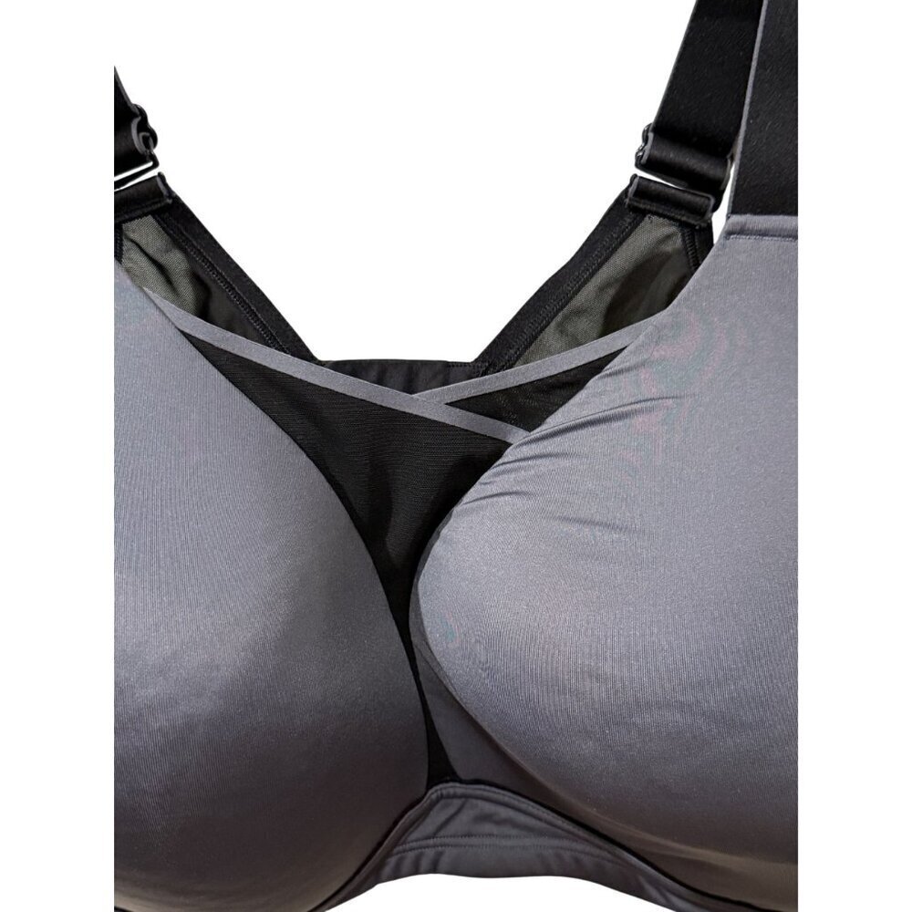 Livi Active Lane Bryant Womens Full Coverage Underwire Sports Bra Gray Size 52DD - Picture 3 of 5